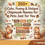 Chipmunk Names
