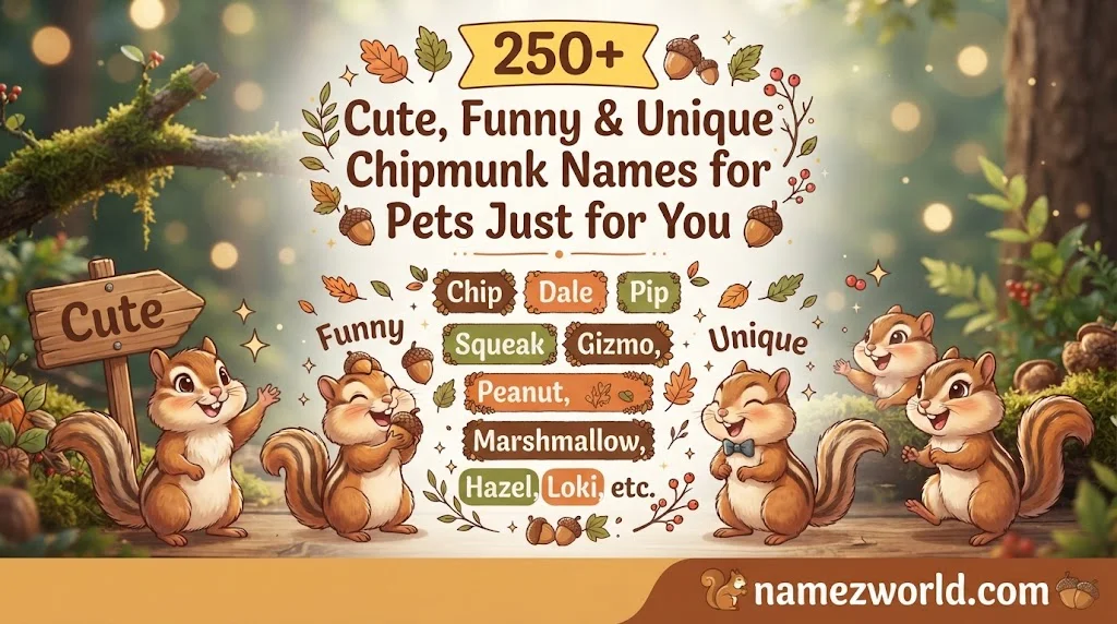 Chipmunk Names